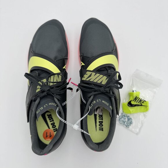 Nike Air Zoom LJ Elite Mens 11 Track & Field Jumping Spikes Blck/Pink CT0079-001 - Picture 7 of 10